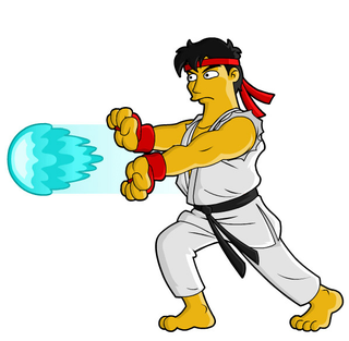 Illustration for article titled Street Fighter vs The Simpsons